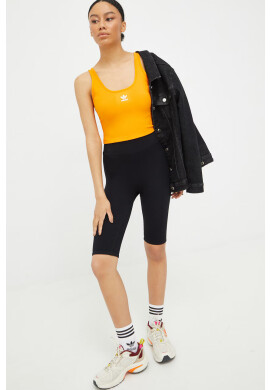 adidas Originals Топ Adicolor дамски в оранжево - Pepit.bg