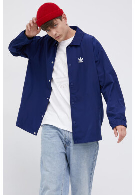 adidas Originals Яке HD9770 мъжка в тъмносиньо с преходна изолация с уголемена кройка - Pepit.bg