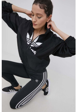adidas Originals Яке Adicolor HC7056 дамско в черно с преходна изолация - Pepit.bg