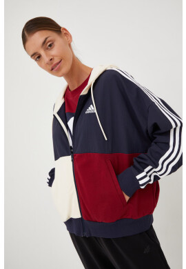 adidas Памучен суичър в сиво с принт - Pepit.bg