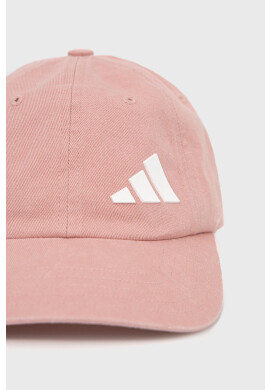 adidas Памучна шапка HD7305 в розово с апликация - Pepit.bg