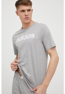 adidas Памучна тениска в черно с изчистен дизайн - Pepit.bg
