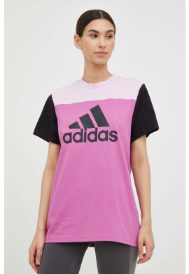adidas Памучна тениска в синьо - Pepit.bg