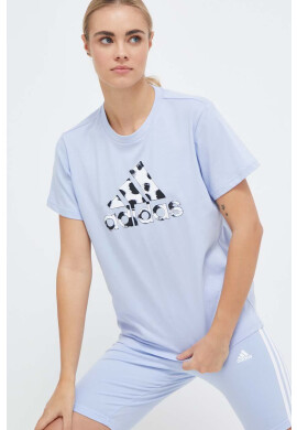 adidas Памучна тениска в синьо - Pepit.bg