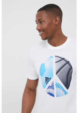 adidas Памучна тениска HE4827 - Pepit.bg