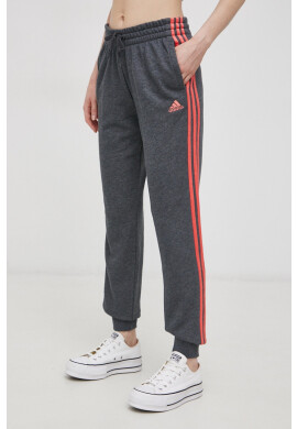 adidas Панталон HE9366 дамски в сиво с изчистен дизайн - Pepit.bg