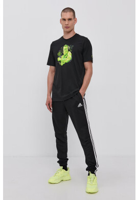 adidas Панталон GK8829 мъжки в черно с изчистен дизайн - Pepit.bg