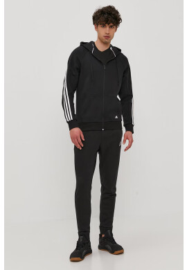 adidas Панталон GK9265 мъжки в черно с изчистен дизайн - Pepit.bg
