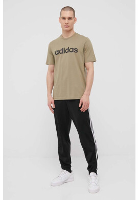 adidas Панталони H46105 мъжко в черно с апликация - Pepit.bg