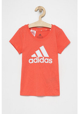 adidas Performance Детска памучна тениска H65794 в розово - Pepit.bg
