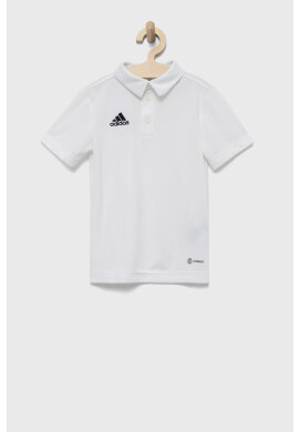 adidas Performance Детска тениска с яка HC5059 в бяло с изчистен дизайн - Pepit.bg