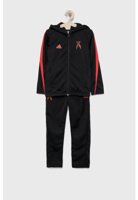 adidas Performance Детски анцуг в черно - Pepit.bg