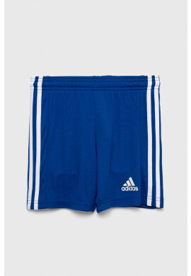 adidas Performance Детски къси панталони SQUAD 21 в синьо с регулируема талия - Pepit.bg