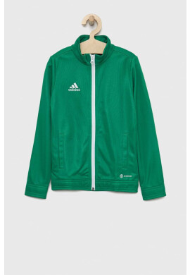adidas Performance Детски суичър ENT22 TK в зелено с изчистен дизайн - Pepit.bg