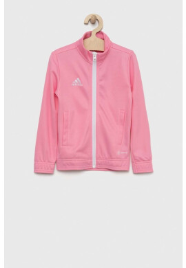 adidas Performance Детски суичър ENT22 TK JKTY в розово с изчистен дизайн - Pepit.bg