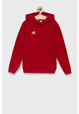 adidas Performance Детски суичър H57566 в червено с изчистен дизайн - Pepit.bg