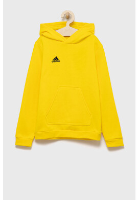 adidas Performance Детски суичър HI2142 в жълто с изчистен дизайн - Pepit.bg