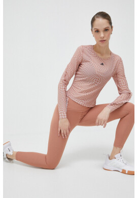 adidas Performance Клин Yoga Studio Luxe в оранжево с изчистен дизайн - Pepit.bg
