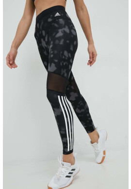 adidas Performance Клин за трениране Hyperglam в черно с десен - Pepit.bg