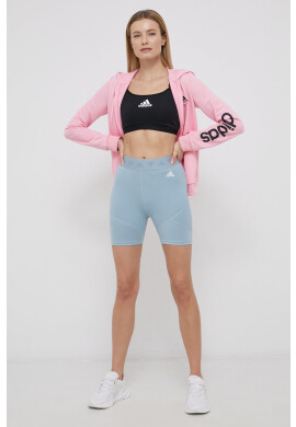 adidas Performance Къс панталон за трениране H59157 дамски с десен с висока талия - Pepit.bg