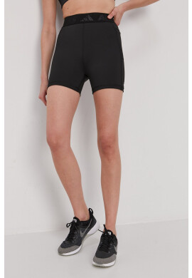 adidas Performance Къси панталони HC1663 дамски в розово с десен със стандартна талия - Pepit.bg