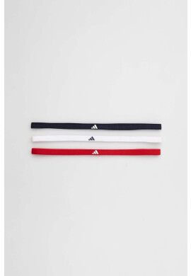 adidas Performance Ленти за глава (3 броя) в червено - Pepit.bg