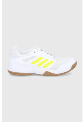 adidas Performance Обувки Speedcourt в бяло с равна подметка - Pepit.bg