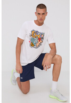 adidas Performance Памучна тениска GT0224 в бяло с принт - Pepit.bg