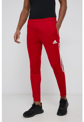 adidas Performance Панталон за трениране GJ9869 мъжко в червено с изчистен дизайн - Pepit.bg