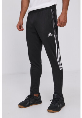 adidas Performance Панталон GM7336 мъжки в черно с апликация - Pepit.bg