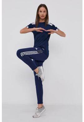 adidas Performance Панталон дамски в тъмносиньо с апликация - Pepit.bg
