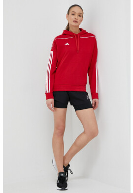 adidas Performance Спортен суичър Tiro 23 League в червено с качулка с апликация - Pepit.bg