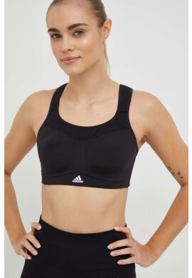 adidas Performance Спортен сутиен в черно с изчистен дизайн - Pepit.bg