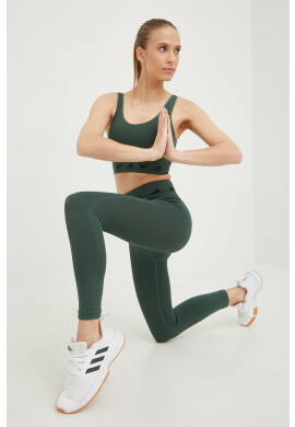 adidas Performance Спортен сутиен Aeroknit в зелено - Pepit.bg