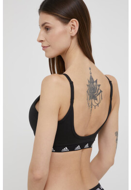adidas Performance Спортен сутиен HA0067 в черно с десен - Pepit.bg