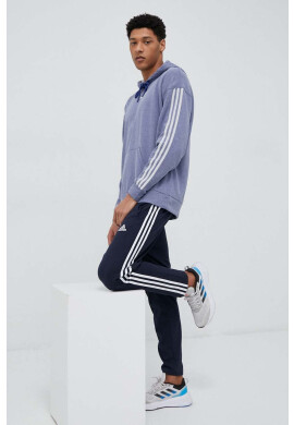 adidas Performance Суичър в синьо с качулка меланж на - Pepit.bg