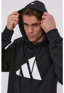 adidas Performance Суичър мъжки в черно с принт - Pepit.bg