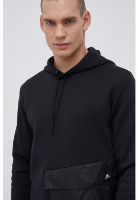 adidas Performance Суичър HE9397 дамски в черно с принт - Pepit.bg