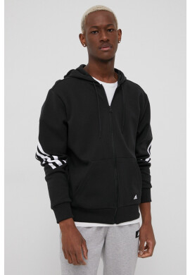 adidas Performance Суичър H46526 мъжка в черно с апликация - Pepit.bg