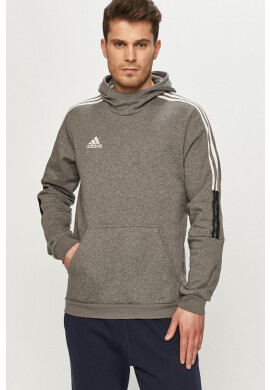 adidas Performance Суичър мъжки в сиво с изчистен дизайн - Pepit.bg