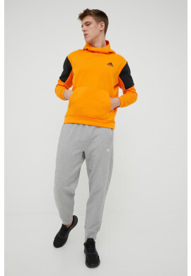 adidas Performance Суичър HE9819 в оранжево с принт - Pepit.bg