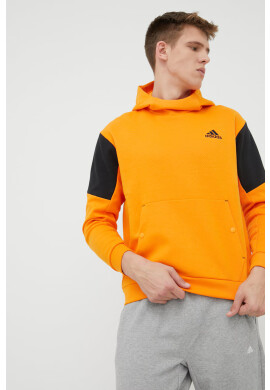 adidas Performance Суичър HE9819 в оранжево с принт - Pepit.bg