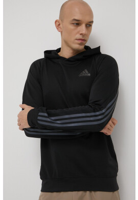 adidas Performance Суичър за джогинг Run Icon HE2472 мъжки в черно с принт - Pepit.bg