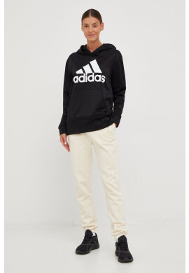 adidas Performance Суичър за трениране Big Logo в черно с качулка с принт - Pepit.bg