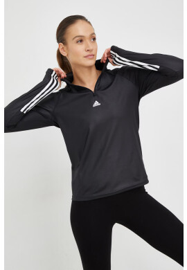 adidas Performance Суичър за трениране hyperglam в черно с принт - Pepit.bg