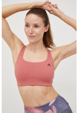 adidas Performance Сутиен за йога Coreflow в оранжево с изчистен дизайн - Pepit.bg