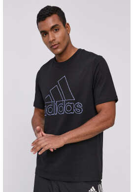 adidas Performance Тениска GV5163 мъжка в черно с принт - Pepit.bg