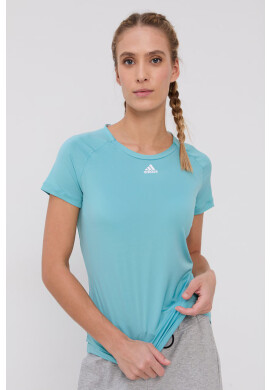 adidas Performance Тениска дамска в тюркоазено - Pepit.bg