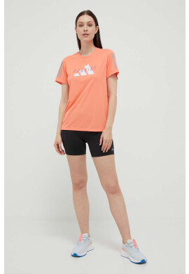 adidas Performance Тениска за бягане в оранжево - Pepit.bg