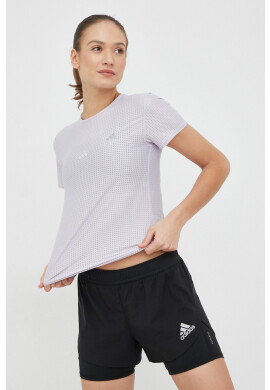 adidas Performance Тениска за бягане Fast в лилаво - Pepit.bg